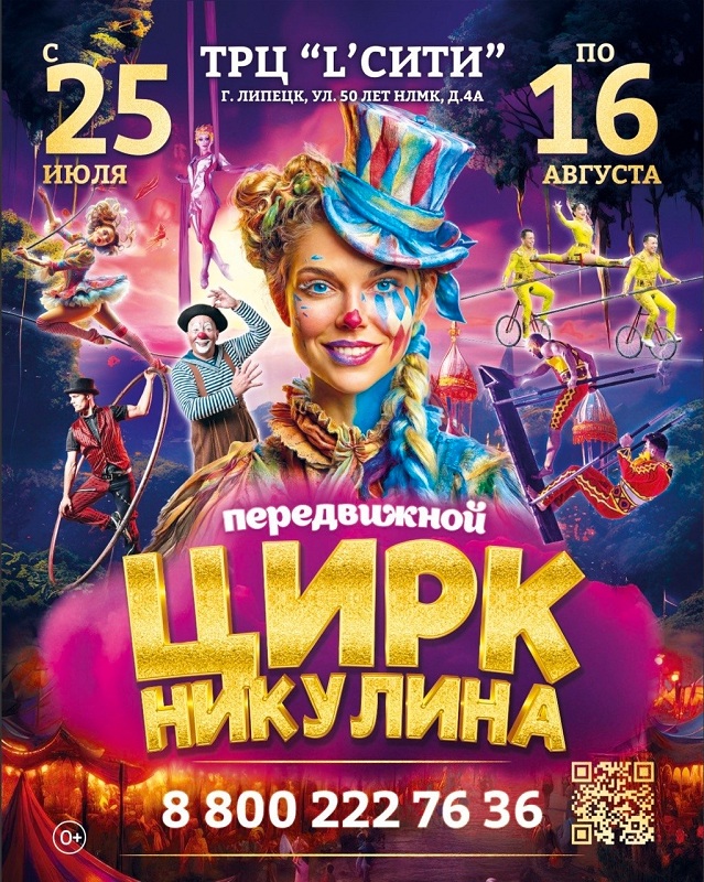  Цирк Никулина в Липецке