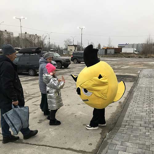 работа в ростовой кукле